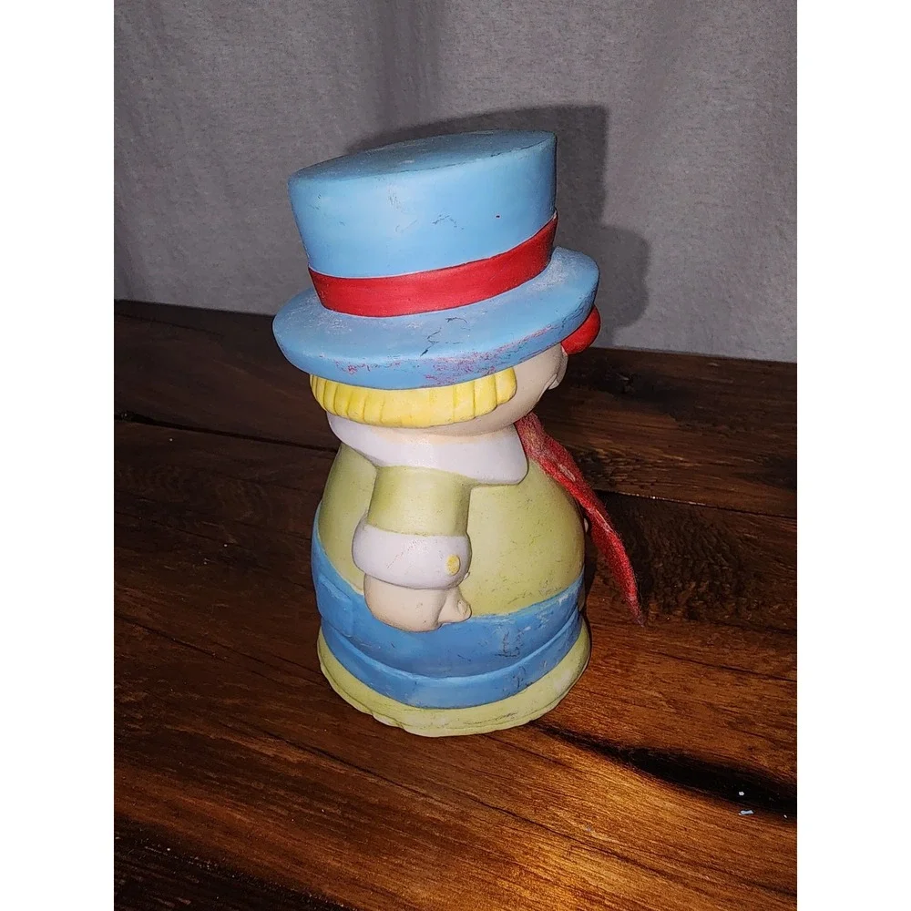 Vintage Porcelain Clown‎ wearing felt tie